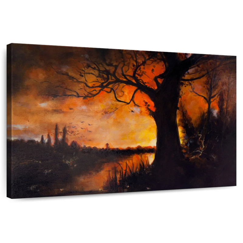 Alvord Halloween Landscape, 34" H x 51" W