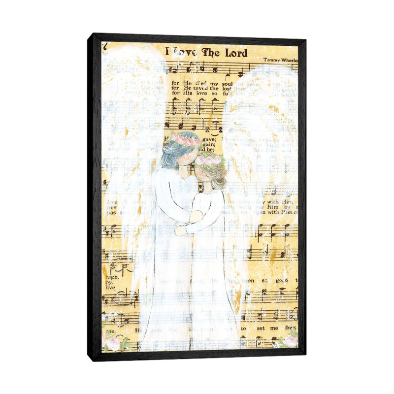 A Mother's Love 1 Piece Wall Art on Canvas, 152.5 cm H x 101.5 cm W, Black Framed