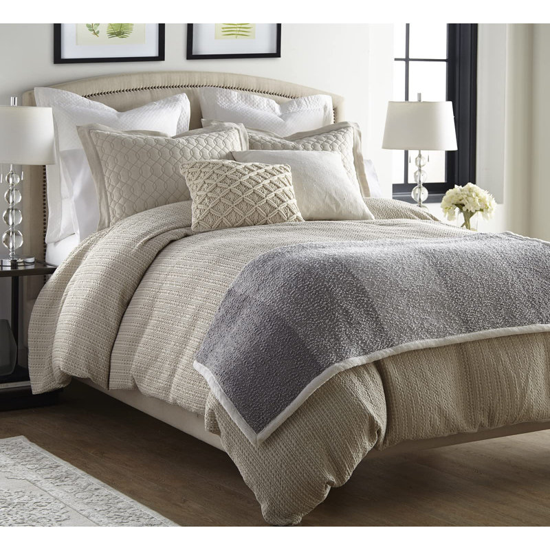 Jeté en sherpa gris 50 po x 60 po Crafted by Catherine, Gris