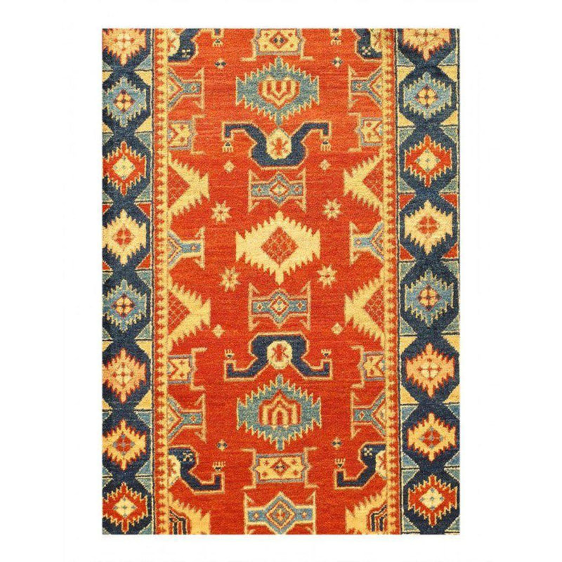 Vrishin Southwestern Area Rug in Rust