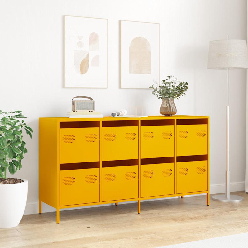 135cm Sideboard, Mustard Yellow
