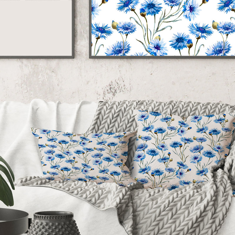 Floral Throw Pillow