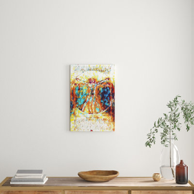Leonardo Da Vinci - Wrapped Canvas Print