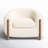 Amaryllis 38" Wide Polyester Barrel Chair-784591422