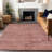 Machine Washable Indoor/Outdoor Claudian ACN1631 Terracotta Rug-104235755