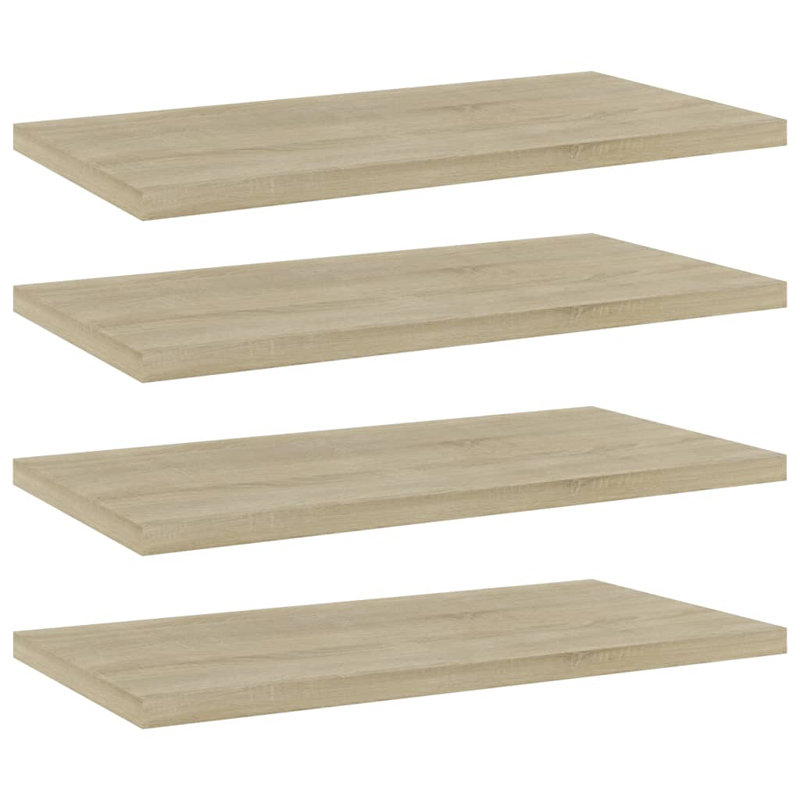 Tablettes flottantes étagères murales, Brun, H 0,6 po x l 31,5 po x P 19,7 po