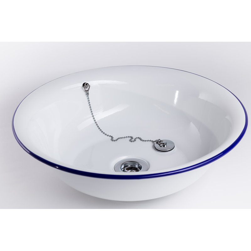 Longshore Tides Nottingham 41mm L x 41mm W Weiss Metal Circular Sink