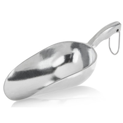 Cuillère à glace en aluminium robuste 6 oz avec poignée en boucle Scoop