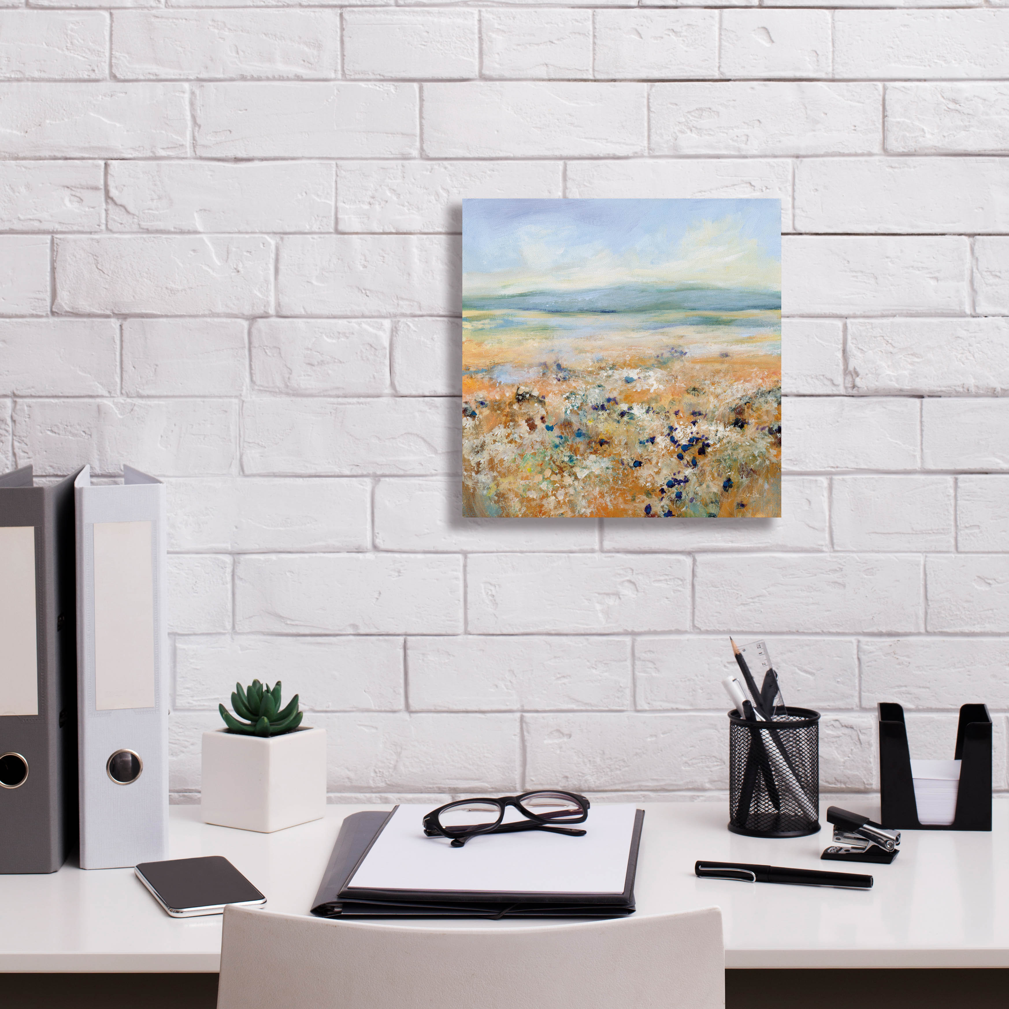 Oliver 'Indigo Meadow' by Katrina Pete Canvas Wall Art Wayfair