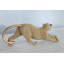 Sculpture en résine noire Nifao Stretching Panther avec texture perlée - Décoration animalière de luxe - 15 po x 4 po x H 6 po-1185625627