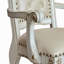 Ensemble de 2 fauteuils capitonnés à dossier