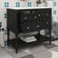 Meuble-lavabo 36 po avec lavabo en céramique lisse et 4 tiroirs-1739057013