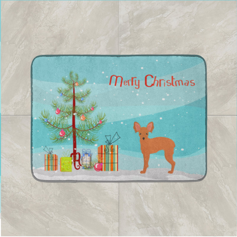 Tapis pour salle de bain chinois, Toy terrier russe ou petit chien russe