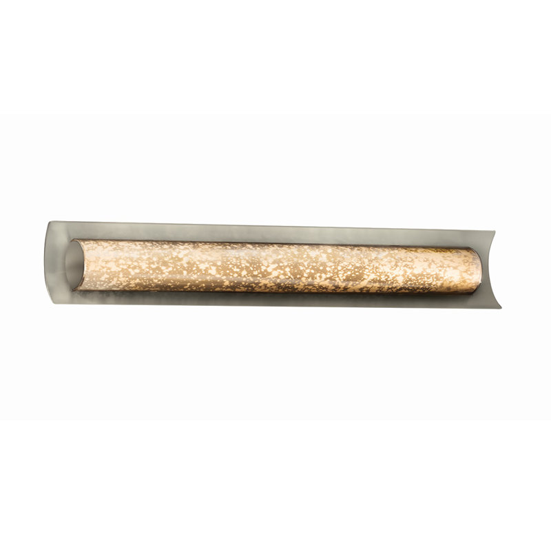 Carlotte Dimmable Bath Bar, Polished Chrome, Mercury Glass