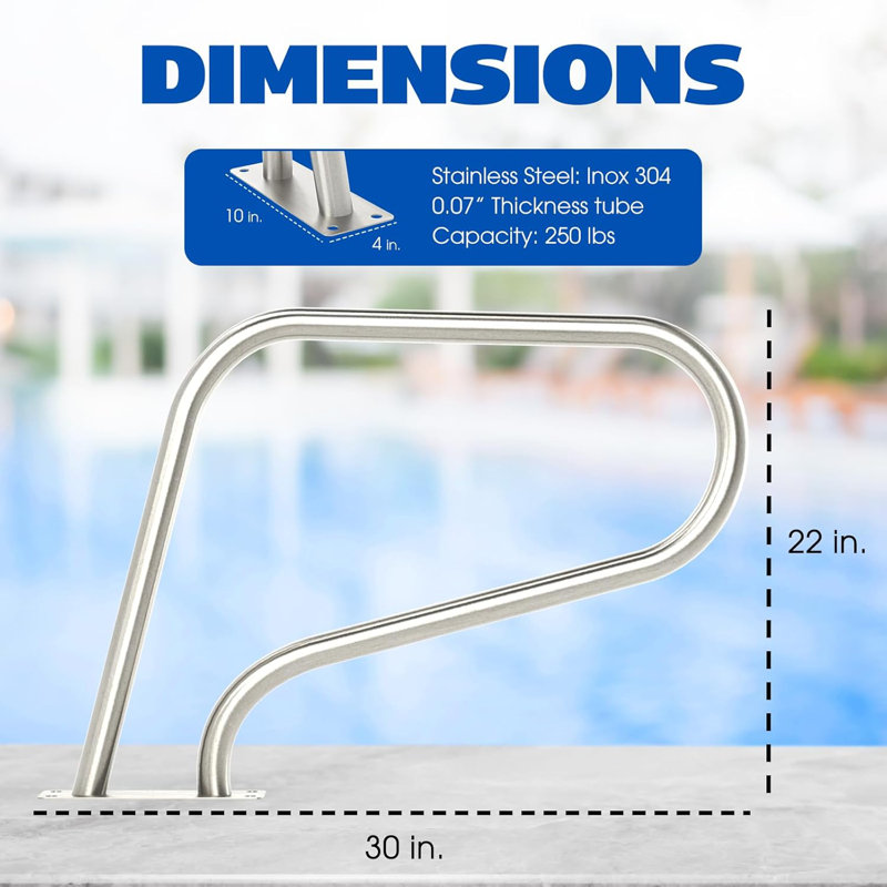 Barrière de piscine 30 x 22 pouces