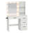 Makeup Vanity Desk With Mirror And Lights Charging Station 3-color Led Lights-1296455041
