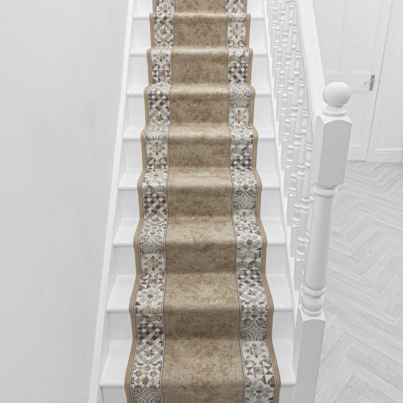 Stair Runner Vintage Look Area Rug, Runner 100 x 450 cm