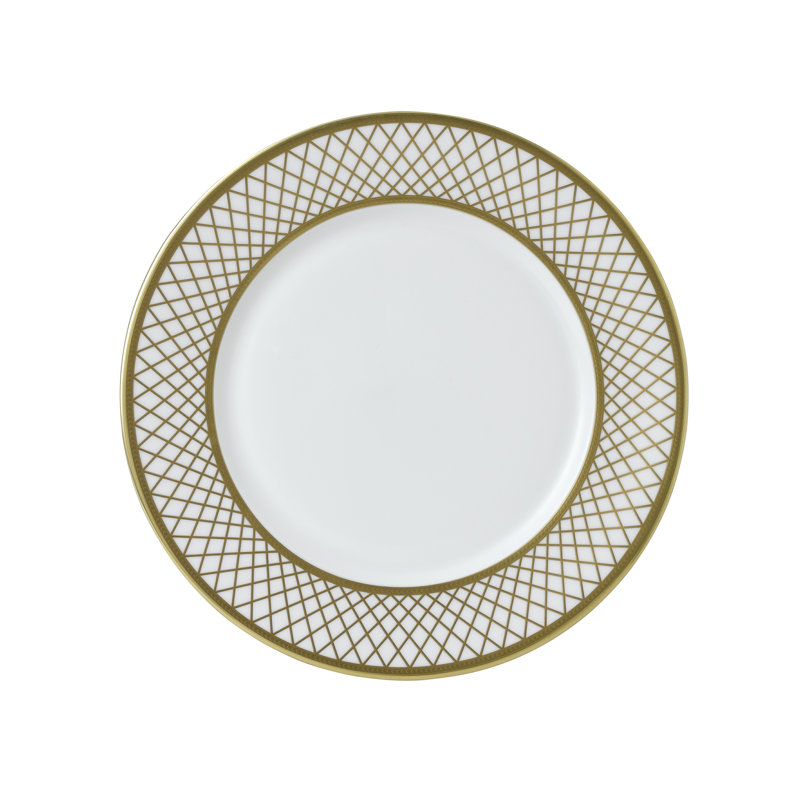 Majestic Handmade Bone China Dinner Plate, White