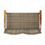 Hampton Wood With Wicker Loveseat