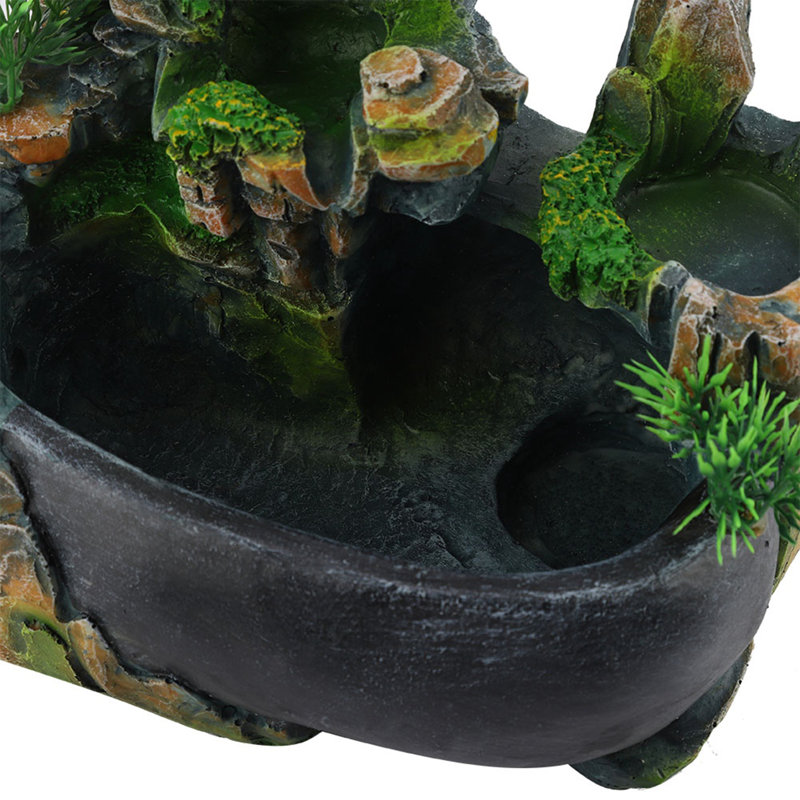 Décoration de bureau à domicile pour bureau avec petite cascade et humidificateur