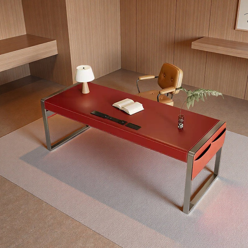 Computer Desk, 29.53" H x 78.74" W x 31.5" D