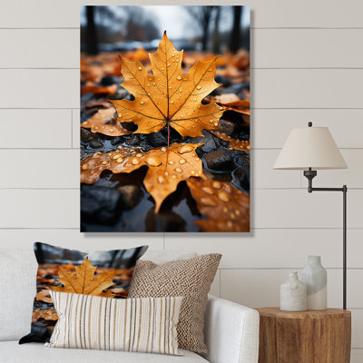 Feuilles d'automne collage I - impression