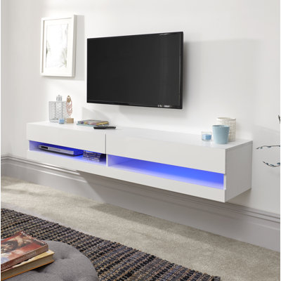 Allon Unfinished Floating TV Stand