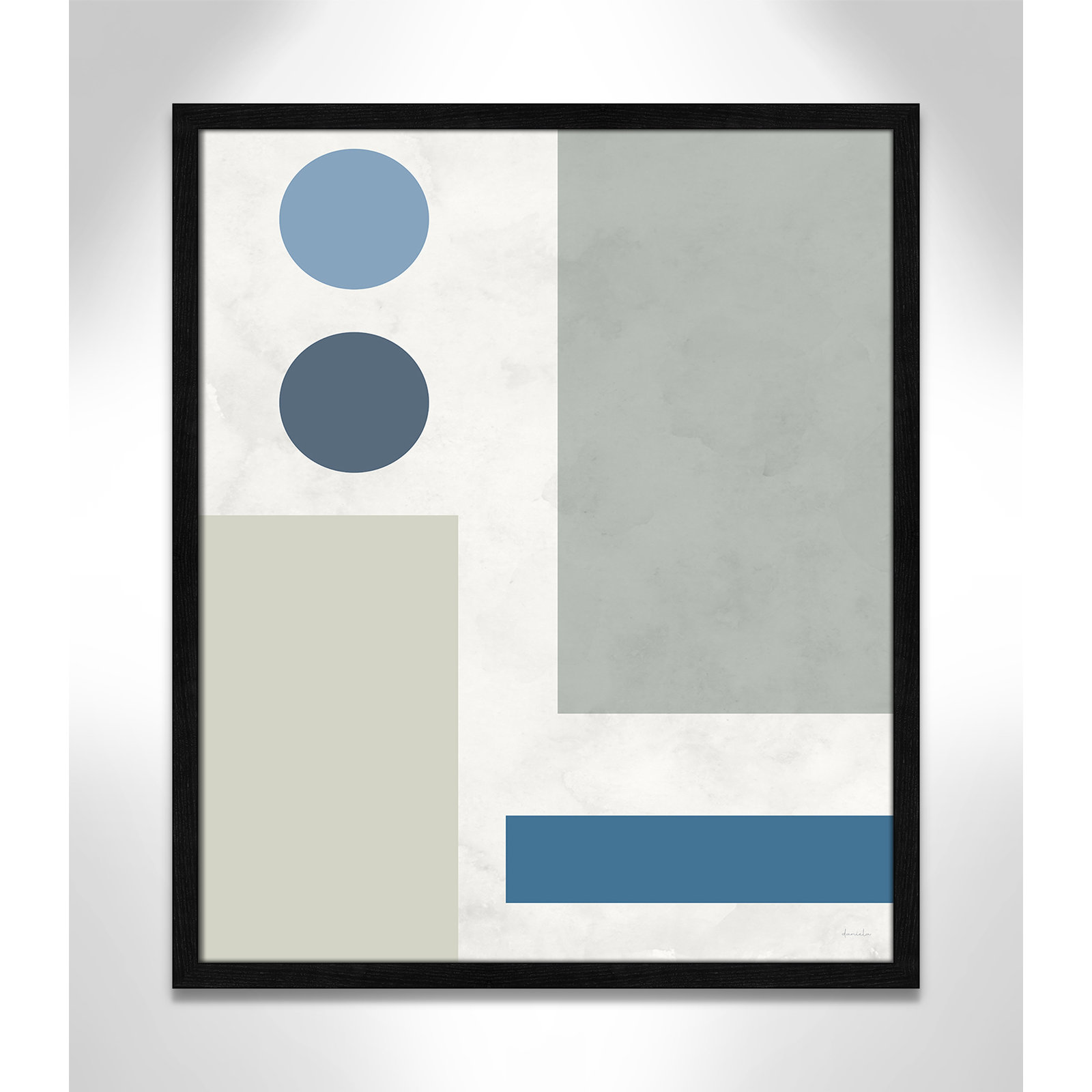 Stars Align I by Daniela Santiago - Full Bleed Frame Print on Paper, Black Framed, 21.5" W x 25.5" H