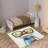 Handcrafted Artistic Printed Soft Pile Rug Featuring a Diverse Medley of Intricately Detailed Traditional and Floral Patterns for a Luxurious and Elegant Living Space-1118167151