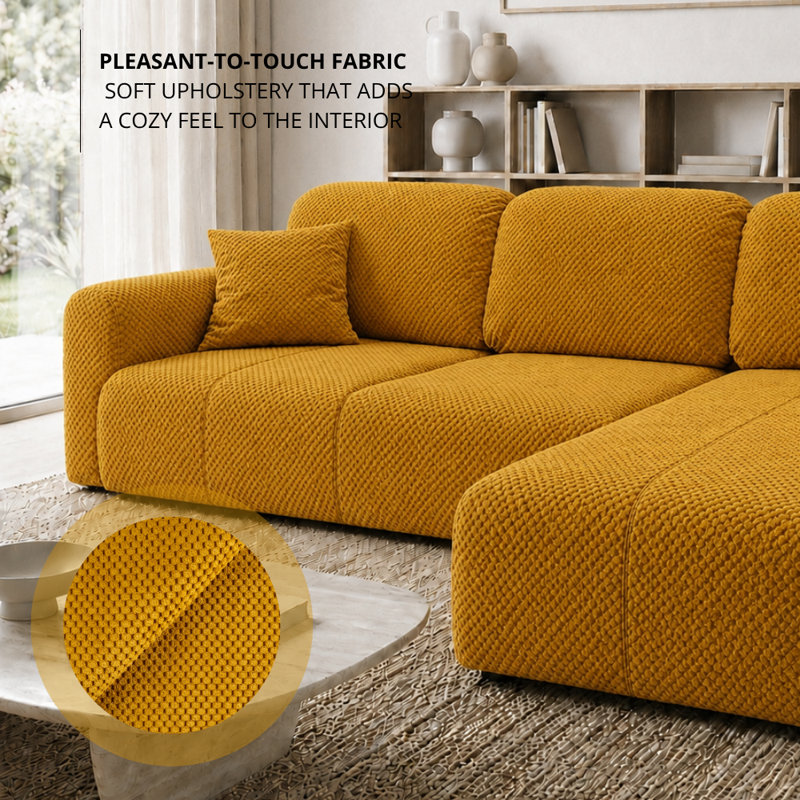 Chandara 3 Seater Sofa Bed, Right Hand Facing Corner Sofa