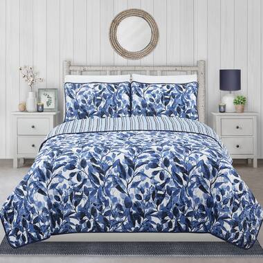 Jamarion Microfiber Floral Quilt Set