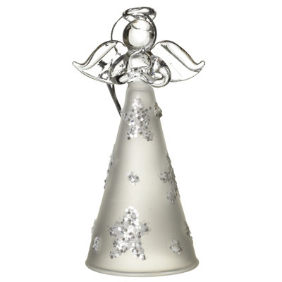 Mcdaniel 9 cm Glass Astrology & Stars Angels Hanging Figurine Ornament