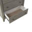 Ensemble de chambre à coucher avec lit de rangement, commode et miroir, commode et deux tables de chevet Cathleen-100929564