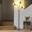 174cm Polished Torchiere Floor Lamp