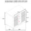 Ensemble de chambre avec grand lit 5 pièces Guyden - Brun cendré-107484155-128952127