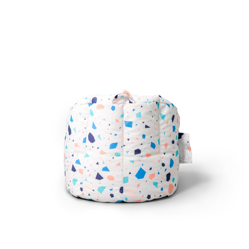 Standard Bean Bag Chair, Milano Kids, Dolce Terrazzo 100% Polyester