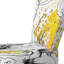 Chaise d'appoint rembourrée Black and White Artistic