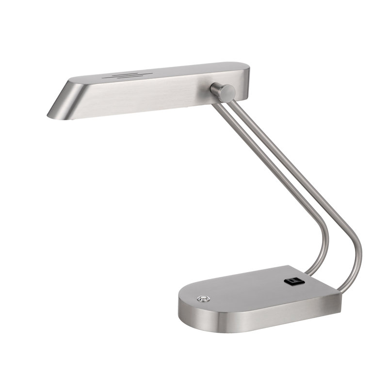 Lampe de bureau à DEL 10 W, 2 700 K ~ 4 000 K avec 1 port USB et 1 port USB-C