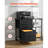 Mobile Metal File Cabinet with 3 Fabric Drawers and 2 Open Shelves -596691169