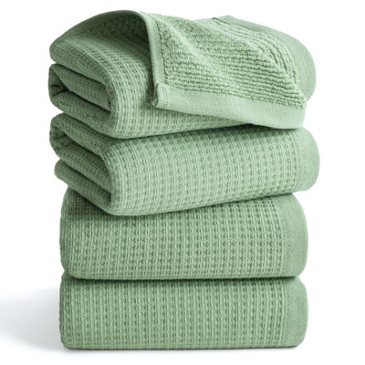 Essuie-mains luxueux 100% coton 4 pièces