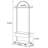 360° Wheeled Stainless Steel Coat Rack-418427126