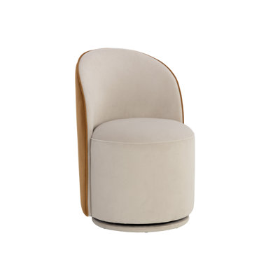 Chaise parsons rembourrée en tissu de 20 po de hauteur Kevron - taupe