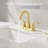 4-Inch Centerset Double Handle Bathroom Faucet with Drain Assembly-123039007