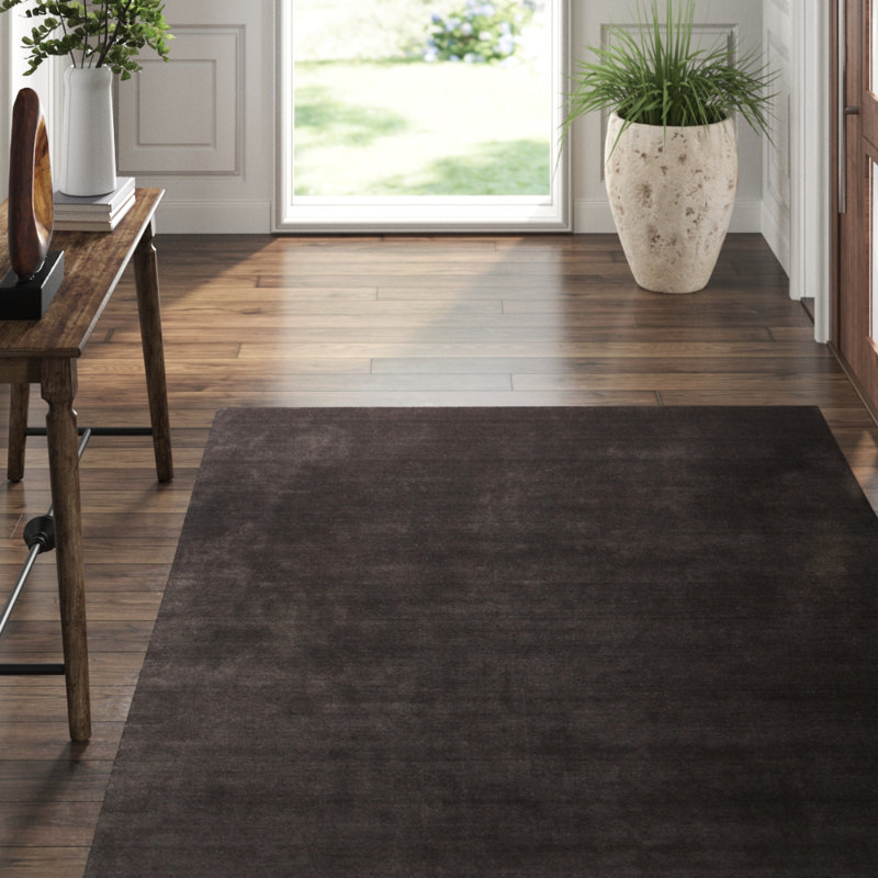 Filtered Out Rug, Rectangle 6' x 9', Charcoal