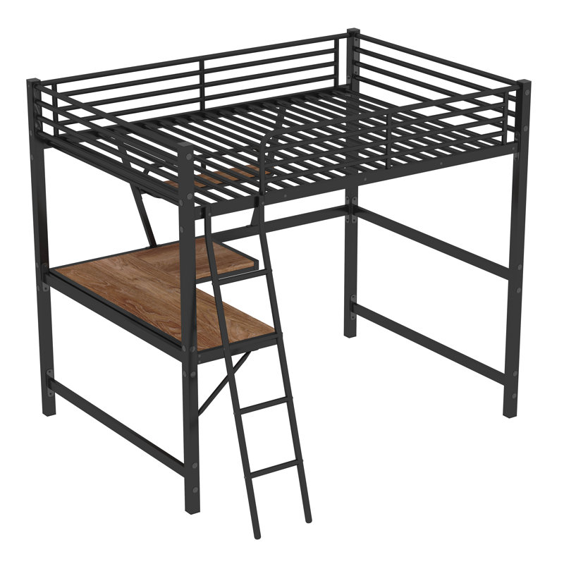 Lit mezzanine double Rhodes Kids, Noir, Double