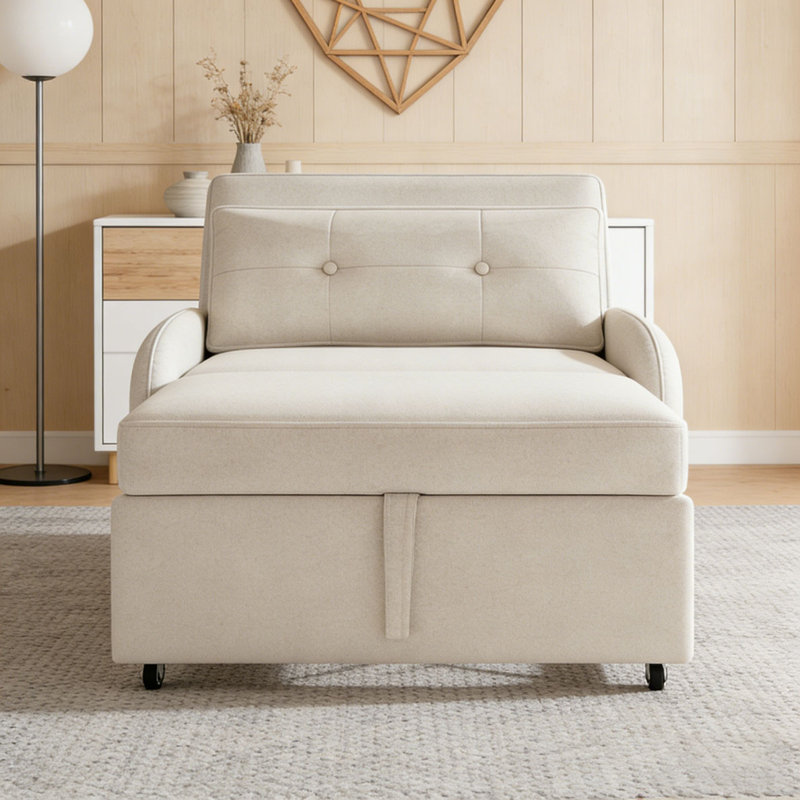 Fauteuil convertible 3 en 1, Beige