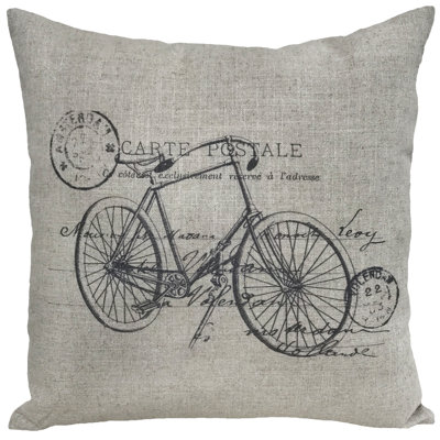 Linen Reversible Throw Pillow