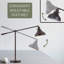 Lampe de bureau 29 po en bronze huilé avec USB