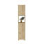 Ensemble de salle de bain 2 pièces, armoire à linge Yaka + meuble-lavabo autoportant Dustin