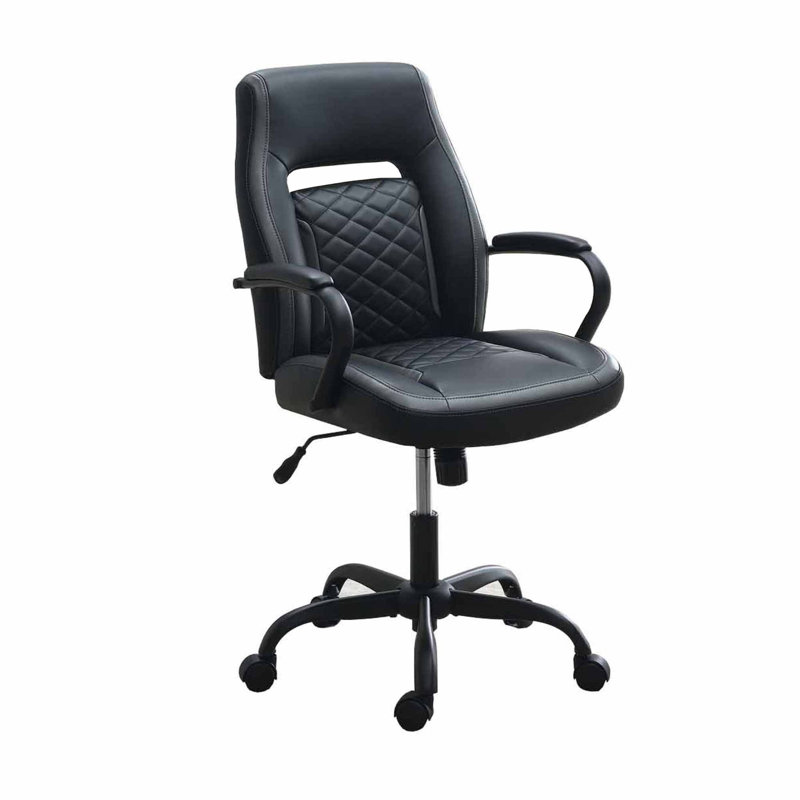 Fauteuil président Kavani, Noir / gris